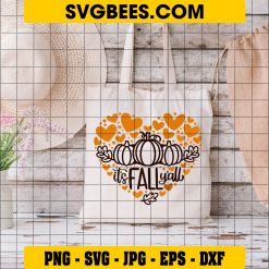 Love Fall Y’all Svg, Hello Fall Svg, Autumn Season Svg on Bag