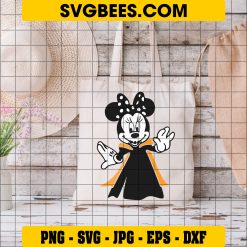 Mickey And Minnie Halloween Cosplay SVG Bundle, Mickey Halloween Cosplay SVG, Minnie Witch SVG on Bag