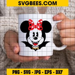 Mickey And Minnie Halloween Cosplay SVG Bundle, Mickey Halloween Cosplay SVG, Minnie Witch SVG on Cup