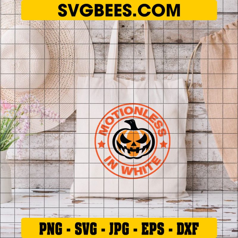 Motionless In White Pumpkin SVG PNG, Pumpkin Scary Halloween SVG