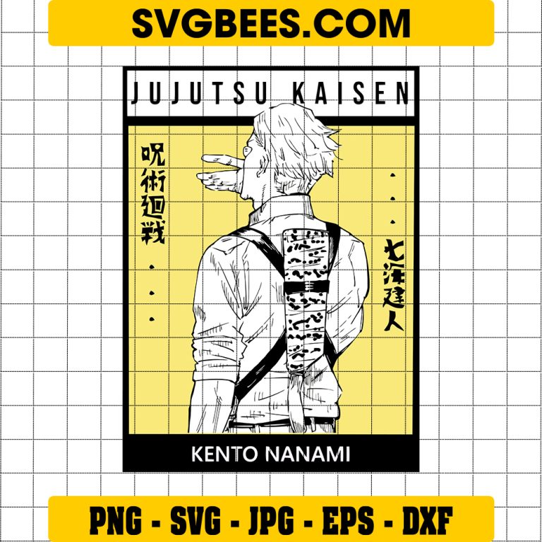 Jujutsu Kaisen SVG, Manga SVG, Anime SVG, Japanese SVG PNG DXF EPS