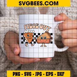 Piece Out Svg, Pie Puns Svg, Pumpkin Pie Svg, Thanksgiving Svg on Cup
