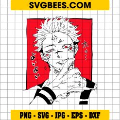 Sukuna Jujutsu Kaisen Anime Manga SVG PNG DXF EPS
