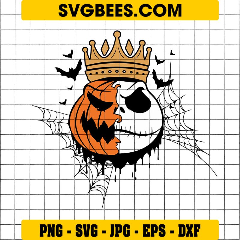 The Pumpkin King Svg, Jack Skellington Svg, Halloween Svg