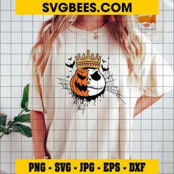 The Pumpkin King Svg, Jack Skellington Svg, Halloween Svg on Shirt