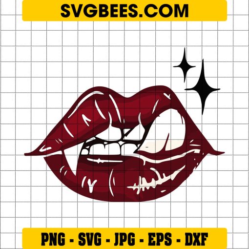 Vampire Lips Succulent Svg, Vampire Lips Seductive Svg, Vampire Svg
