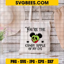 You’re The Candy Apple Of My Eye Svg, Teacher Halloween Svg on Bag