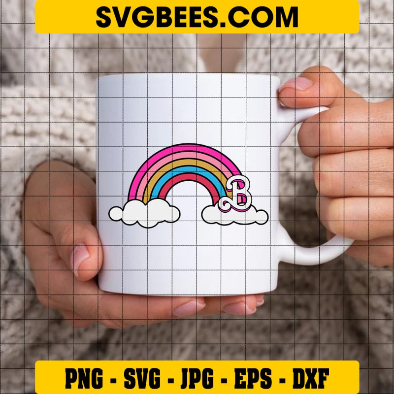 Barbie Rainbow SVG PNG, Rainbow Doll SVG, Barbie The Movie DXF SVG PNG ...