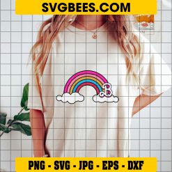 Barbie Rainbow SVG PNG, Rainbow Doll SVG, Barbie The Movie DXF SVG PNG EPS on Shirt