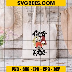 Disney Characters Hocus Pocus SVG, Hocus Pocus Halloween SVG on Bag