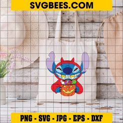 Disney Stitch Candy Halloween SVG, Vampire Stitch Candy SVG on Bag