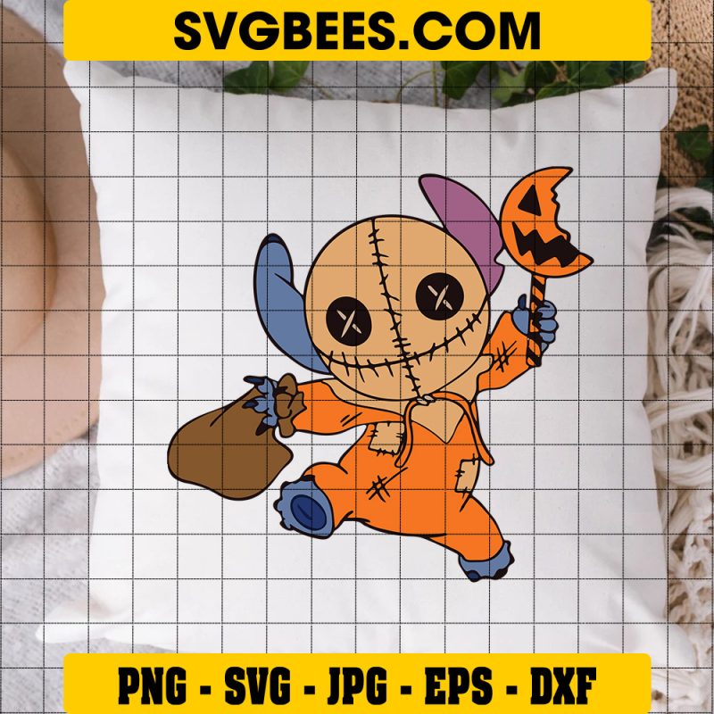 Disney Stitch Sam Halloween SVG, Sam Trick or Treat Halloween SVG - SVGbees