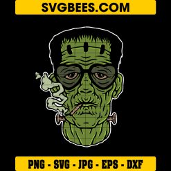 Frankensteins Monster Halloween SVG, Frankensteins Smocking Halloween SVG