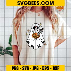 Ghostface Jason Voorhees SVG, Chibi Jason Voorhees Halloween SVG on Shirt