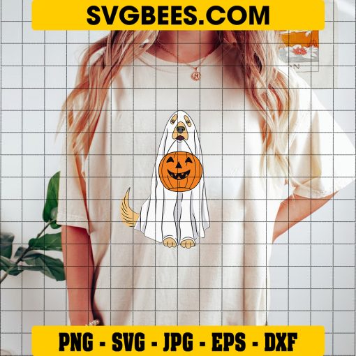 My Dog Is My Boo Halloween, Spooky Season Dog Ghost Halloween SVG on Shirt