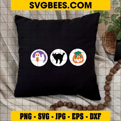 Halloween Cookies Boo SVG, Spooky Season Crewneck SVG on Pillow