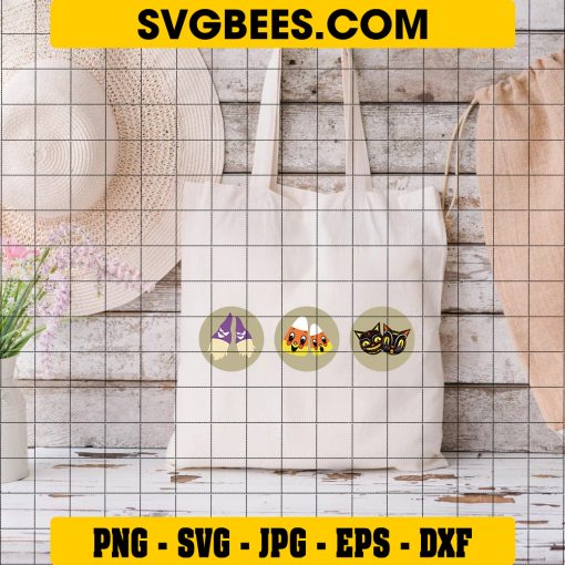 Halloween Cookies SVG, Cookie Gnomes SVG, Kawaii Candy SVG, Halloween Cat SVG on Bag