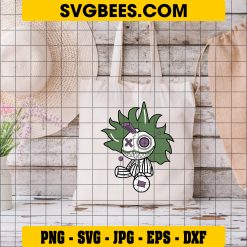 Jack Skellington Voodoo Voll SVG, Voodoo Doll Nightmare Before Christmas SVG on Bag