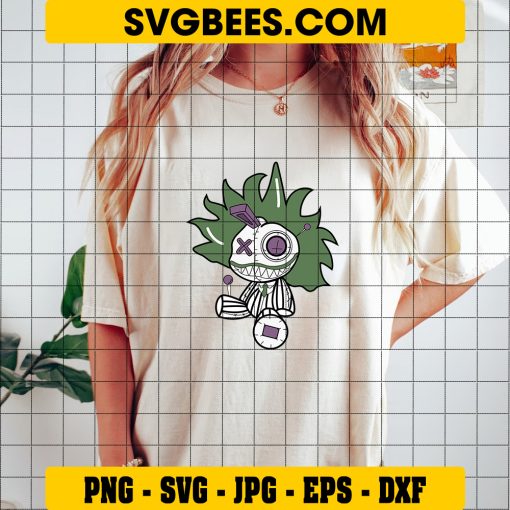 Jack Skellington Voodoo Voll SVG, Voodoo Doll Nightmare Before Christmas SVG on Shirt