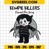 Kewpie Killers Enamel Pin Series SVG, Edward Scissorhands Chibi Halloween SVG