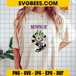 Minnie Beetlejuice SVG, Disney Minnie Costume SVG, Beetlejuice SVG on Shirt