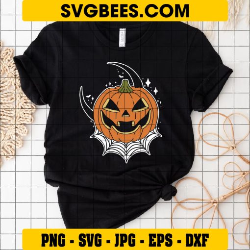 Pumpkin Season Halloween SVG, Pumpkin Tattoo Halloween SVG on Shirt