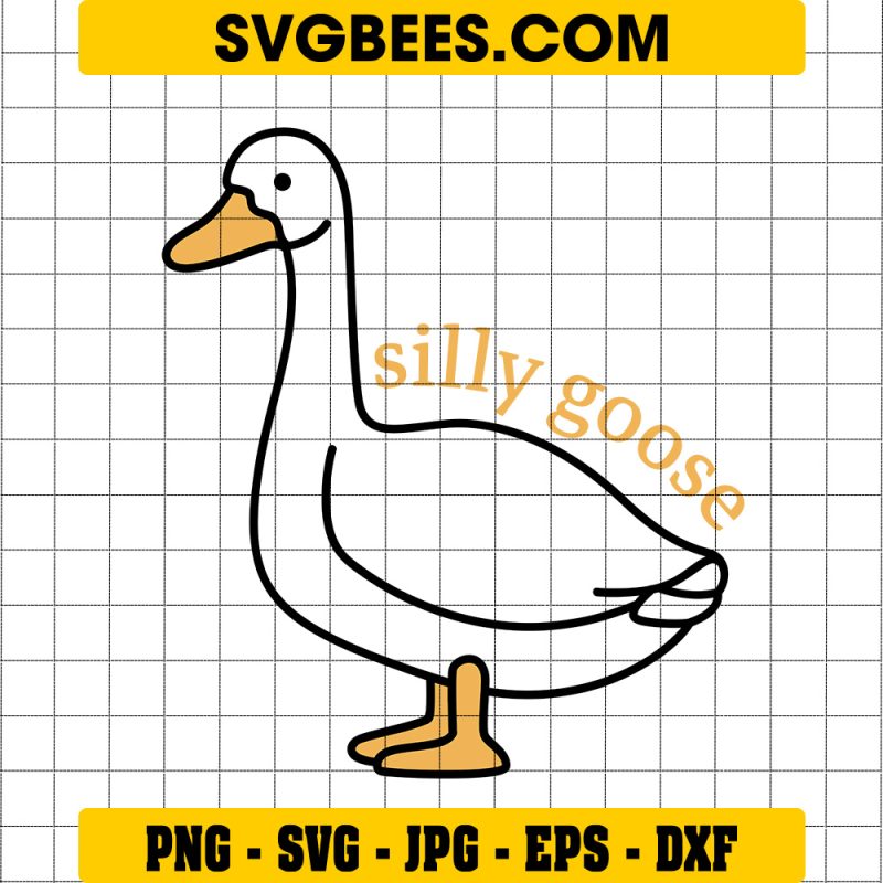 Silly Goose SVG, Goose Crewneck SVG