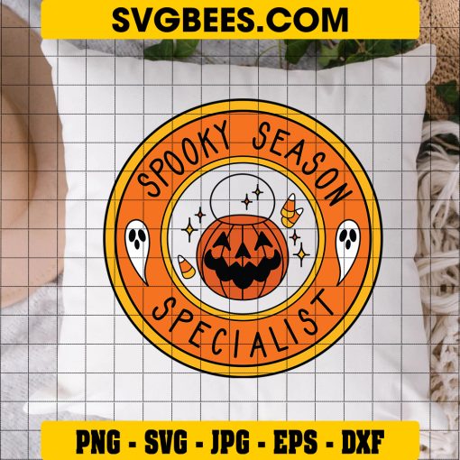Spooky Season Specialist Halloween SVG, Halloween Spooky Season SVG on Pillow