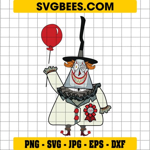The Mayor Pennywise It SVG, Mayor of Halloween Town SVG