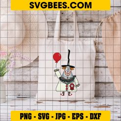The Mayor Pennywise It SVG, Mayor of Halloween Town SVG on Bag