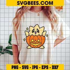 Togepi Pokemon Halloween SVG, Togepumpkin Halloween SVG on Shirt