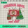 Christmas Movie And Chill Embroidery Design, Christmas Home Alone Movie Embroidery Designs