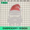 Darth Vader Santa Hat Embroidery Design, Darth Vader Christmas Embroidery Designs