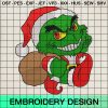 Grinch Bros Embroidery Design, Grinchmas Machine Embroidery Designs