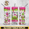 3D Feeling Extra Grinchy Today Inflated Tumbler Wrap, Grinch Mode On 20oz Skinny Tumbler Design, 3D Tumbler Wrap