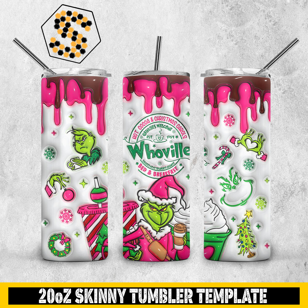 Naughty Nice Grinch Tumbler – Love Creations by Michelle