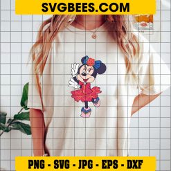 Dancing Disney Minnie SVG PNG, Minnie Mouse Cute SVG on Shirt