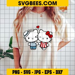 Hello Kitty Love SVG PNG, Valentine Day SVG on Shirt