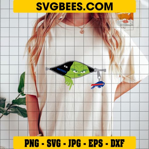 Grinch Ew Haters Buffalo Bills SVG PNG, Logo Buffalo Bills SVG on Shirt