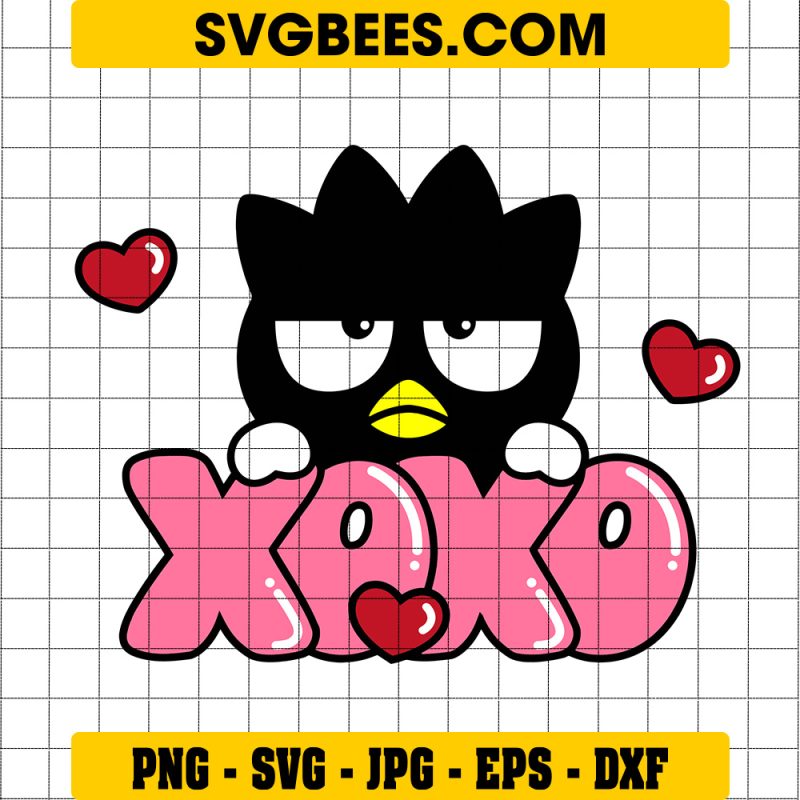 Badtz Maru XOXO SVG Valentines Day SVG