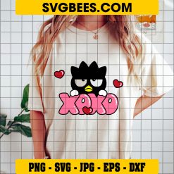Badtz Maru XOXO SVG Valentines Day SVG on Shirt