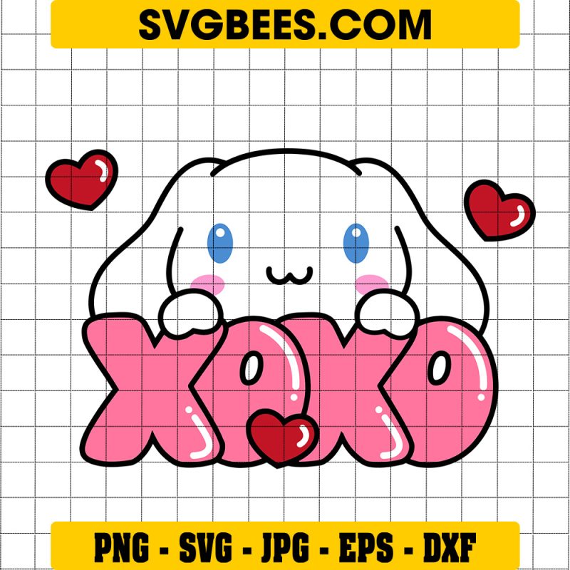 Cinnamoroll XOXO SVG Valentines Day SVG