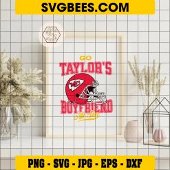Go Taylor’s Boyfriend Travis Kelce SVG, Travis Kelce KC Chiefs SVG, Taylors Boyfriend SVG PNG DXF EPS on Frame