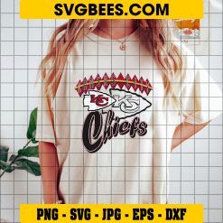 Kansas City Chiefs Super Bowl SVG, Kansas City Chiefs Football SVG, Kansas City Chiefs Travis Kelce SVG PNG on Shirt