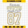 Kansas Swiftie Chiefs Era 87 SVG, Taylor Swift SVG, Travis Kelce SVG, Kansas City Chiefs SVG PNG DXF EPS