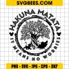 Retro Hakuna Mamata Svg, Animal Kingdom Svg, Funny Mom Svg