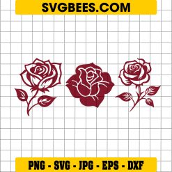 Rose Svg File, Rose Svg, Rose Layered Svg File, Rose Layered File