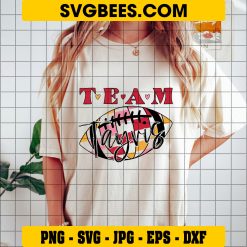 Team Tayvis Taylor Swift And Travis Kelce SVG, Taylor Swift Boyfriend SVG, Taylor Swift Football SVG PNG DXF EPS on Shirt