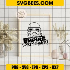 The Empire Volleyball Svg, Stormtrooper Volleyball Svg on Frame