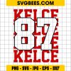 Travis Kelce The Eras Tour Svg, Kelce 87 Svg, Travis Kelce Svg